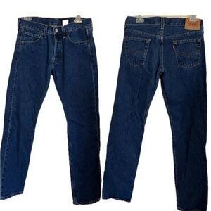 Vintage Y2K Levis 502 Jeans SuperLow Button Fly W29 L32 Straight Leg